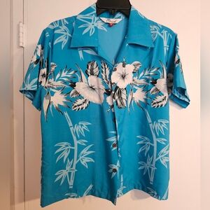 Wish Blue and White Floral Men's Shirt